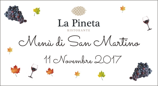 Cena di San Martino Menù speciale e vino nuovo